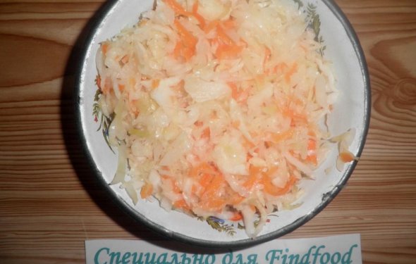 Квашеная капуста без рассола