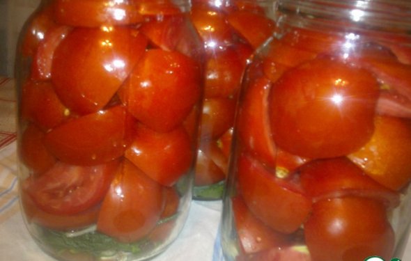 Маринованные помидоры дольками