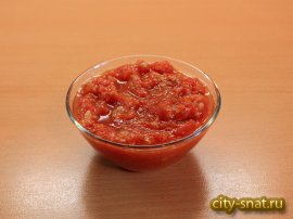 Приправа из помидоров с чесноком «Горлодер»