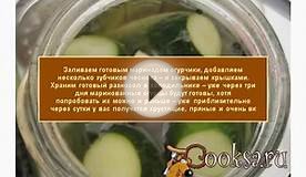 Быстрые маринованные огурцы на зиму
