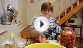 Помидоры "без попок".Как консервировать помидоры на зиму.